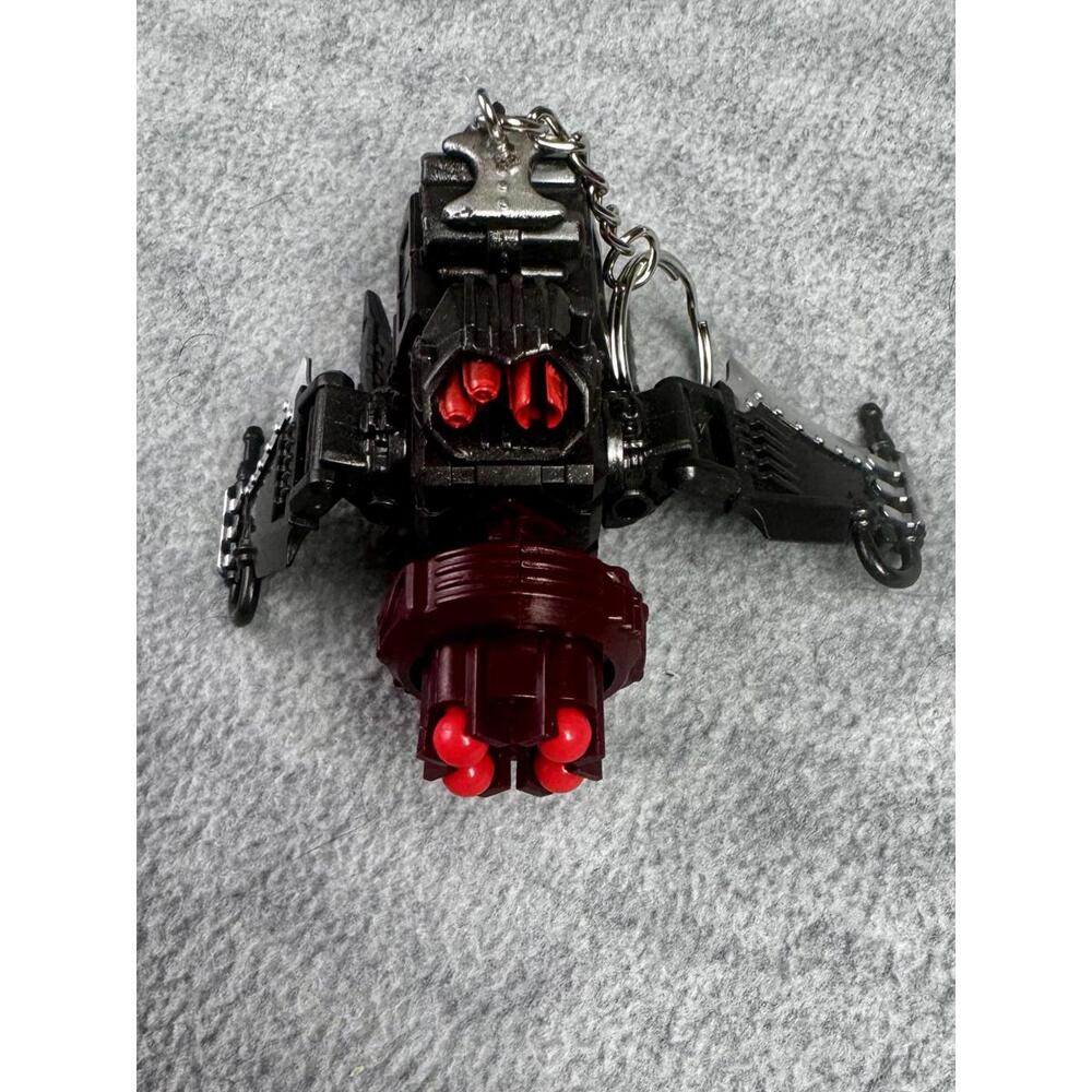 kawaii keychain cryptid dark mech upcycled robot weirdcore gothic toy bag charm